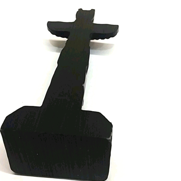 Vtg Boma carved Totem Pole with box and insert - Picture 14 of 16